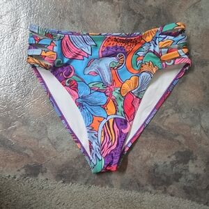 Born Primitive Red and Pink Bikini Swim